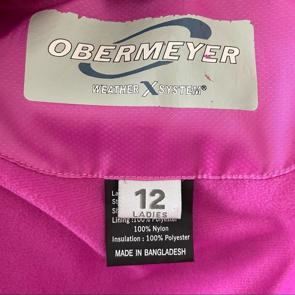 Obermeyer Weather System Coat Quilted Snow Ski Layer Jacket 12 - Picture 6 of 10
